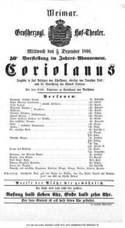 Coriolanus