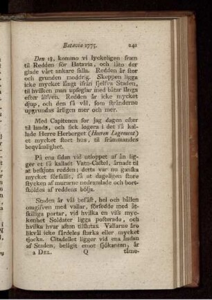 Batavia 1775.