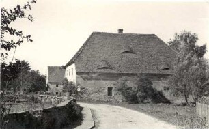 Ehemaliges Vorwerk/ Schäferei in Doberschütz bei Niedergurig : Něhdyša wowčernja w Dobrošicach při Delnjej Hórce