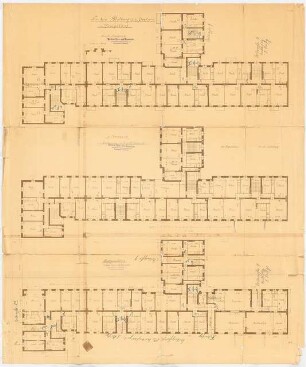 Wohnhäuser Berlin-Tempelhof: Stolbergstraße 8-8a/Alt-Tempelhof: Grundriss EG, 1., 2. und 3.OG