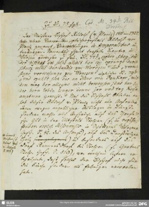 Handschriftenbeschreibung von Karl Adolf Herschel und Bemerkung zum Schöffenspruch