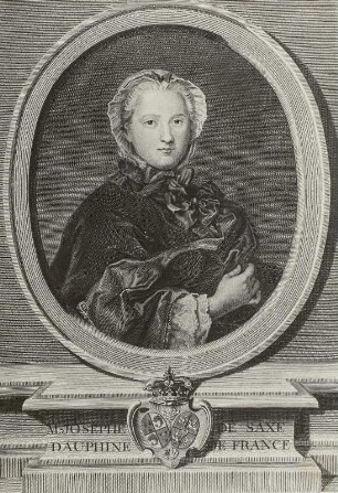 Bildnis Maria Josepha, Dauphine von Frankreich