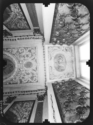 Gotha. Schloss Friedenstein, Corps de Logis (Nordflügel), 2. Obergeschoss. Porzellankabinett