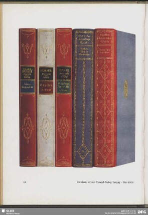 Einbände für den Tempel-Verlag, Leipzig