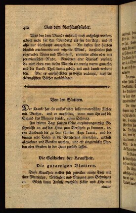 412-437, Die Blattern