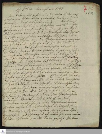 Tagebuch von Christoph Samuel John.