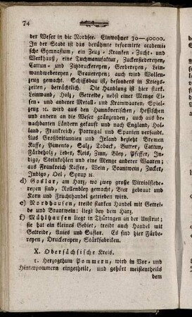 X. Obersächsische Kreis