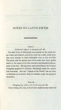 Notes to Canto Fifth