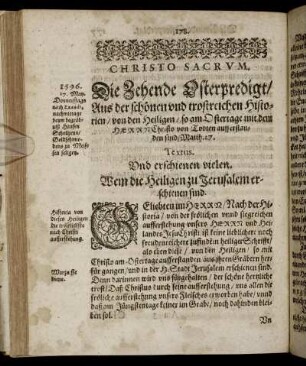 Die Zehende Osterpredigt.