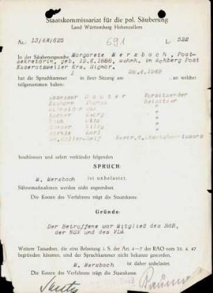 Merzbach, Margarete