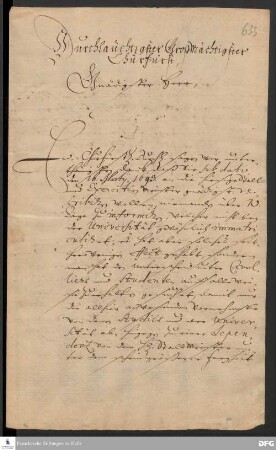 Brief von Samuel Stryk, Joachim Just Breithaupt, Christian Thomasius, Johann Georg Simon, Friedrich Hoffmann und August Hermann Francke an Friedrich III., Kurfürst von Brandenburg.