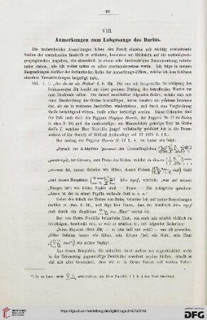 VIII. Anmerkungen zum Lobgesang des Darius