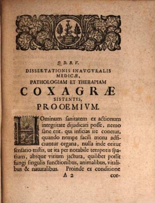 Diss. inaug. sistens pathologiam et therapiam coxagrae