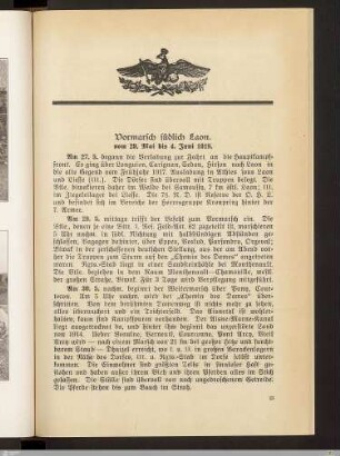Vormarsch südlich Laon