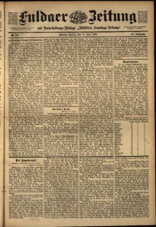 Ausgabe vom Freitag, den 17. Juni 1898.