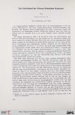 Neue Folge 22: Ein Gießerfund der Älteren Römischen Kaiserzeit