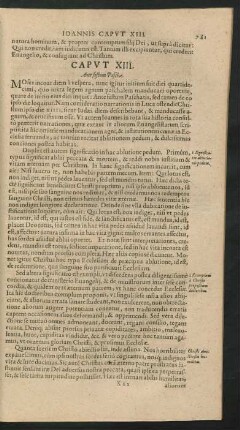 Caput XIII. Ante festum Paschae.