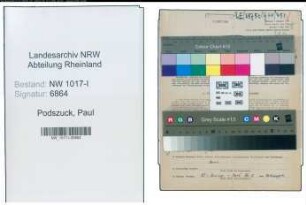 Entnazifizierung Paul Podszuck , geb. 09.09.1900 (Schleifer)