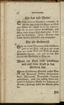 Für das böse Wesen