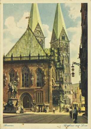 Bremen - Rathaus mit Dom