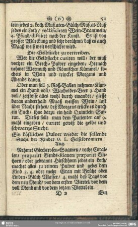 Die Gelbsucht zu vertreiben