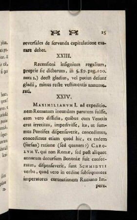 15-24, § XXIII - XLVIII