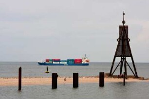Deutschland. Niedersachsen. Cuxhaven. Kugelbake
