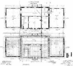 Bad Liebenzell: Empfangsgebäude mit Anbauten Grundrisse UG,1.OG