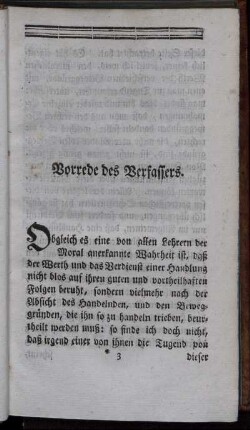 Vorrede des Verfassers.