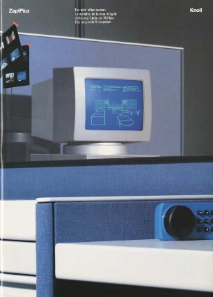 Katalog des ZapfPlus Büromöbelsystems von Otto Zapf