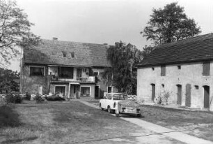 Großkmehlen-Kleinkmehlen. Ehemalige Mühle, Hofansicht