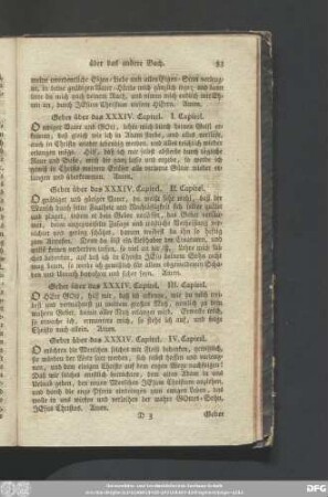 Gebet über das XXXIV. Capitel.