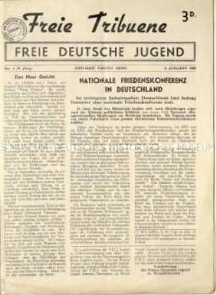 Freie Tribüne. 5. Jahrgang. 1943