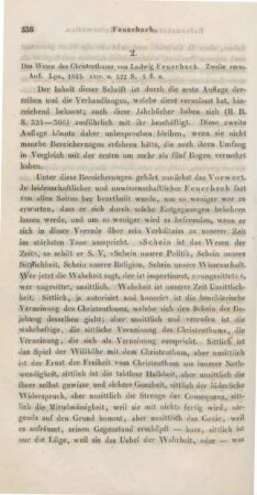 336-345 "Das Wesen des Christenthums" von Ludwig Feuerbach