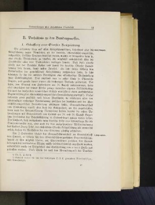 B. Verhältnis zu den Bundesgenossen.