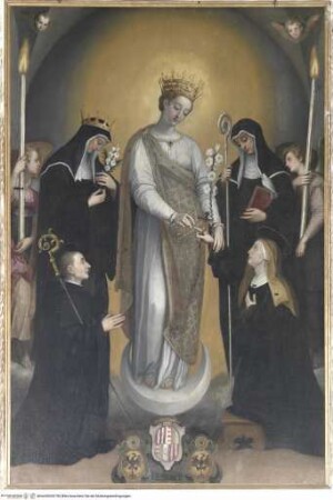 Mystische Hochzeit der heiligen Eremitin Chelidonia
