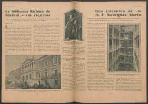 La Biblioteca Nacional de Madrid - sus riquezas : Una initiativa de F. Rodríguez Marín
