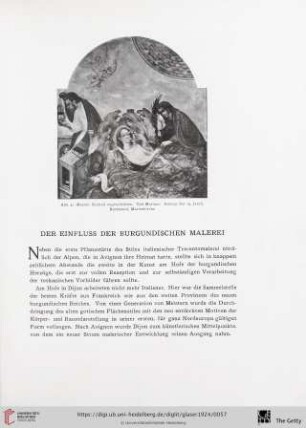 Der Einfluss der burgundischen Malerei