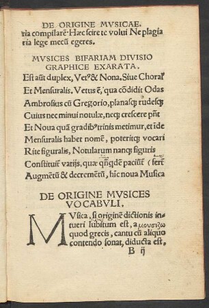 De Origine Musices Vocabuli.