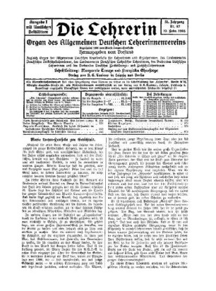 Marie Loeper-Housselle zum Gedächtnis