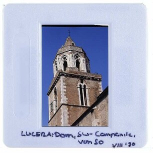 Lucera, Kathedrale : Südwest-Turm