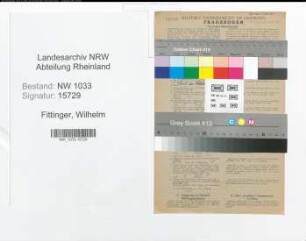 Entnazifizierung Wilhelm Fittinger , geb. 06.05.1907 (Polizeibeamter)
