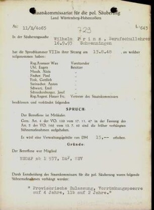 Prinz, Wilhelm
