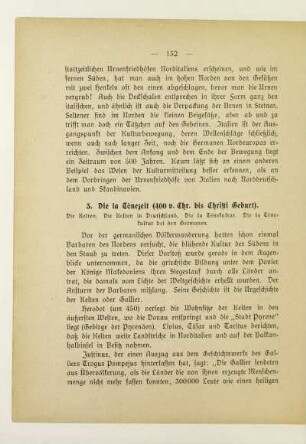 3. Die la Tènezeit (400 v. Chr. bis Christi Geburt)