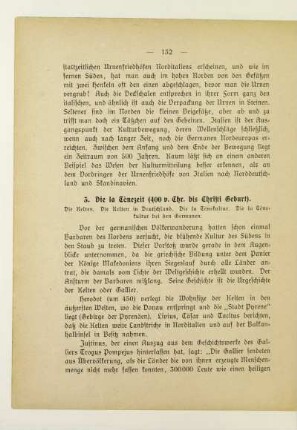 3. Die la Tènezeit (400 v. Chr. bis Christi Geburt)