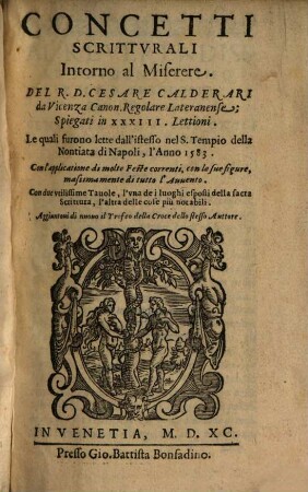 Concetti Scritturali intorno al Miserere