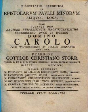 Notitiae historicae Epistolarum Paulli ad Corinthios interpretationi servientes