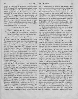 Lassen, C.: Institutiones linguae pracriticae. Bonn: König & van Borcharen 1837 (Beschluss von Nr. 11)