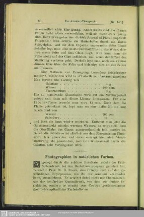 Photographien in natürlichen Farben