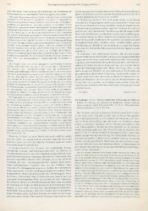 514-515 [Rezension] Kirchschläger, Walter, Jesu exorzistisches Wirken aus der Sicht des Lukas